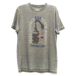 Lucky Brand Snake Charmer Whiskey Graphic Tee Tee Shirt Tshirt M